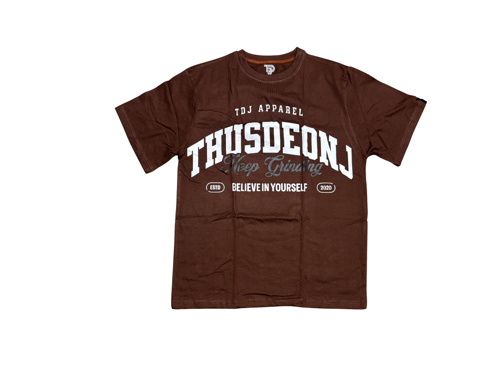 TDJ - Statement Tee - Brown