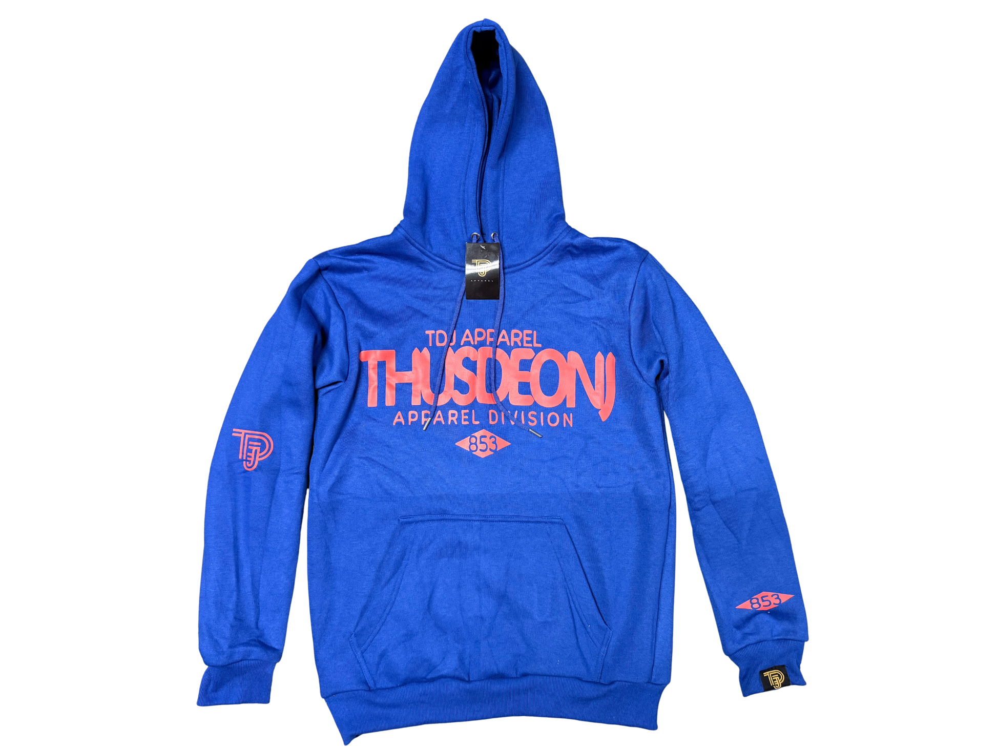 TDJ '853' Hoodie Blue/Red